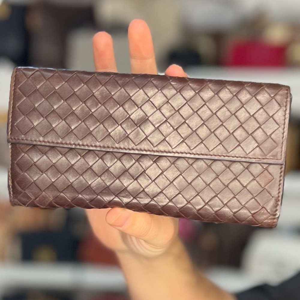 BOTTEGA VENETA BROWN WALLET